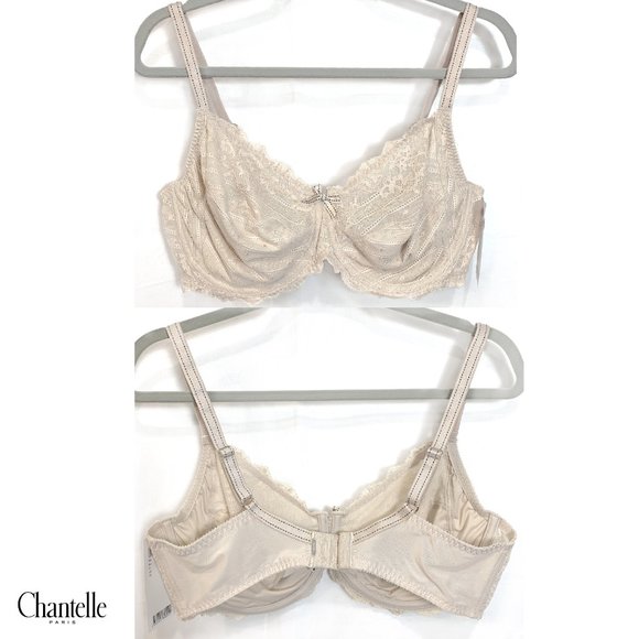 Rive Gauche Full Coverage Unlined Bra Color: Nude - Picture 2 of 3